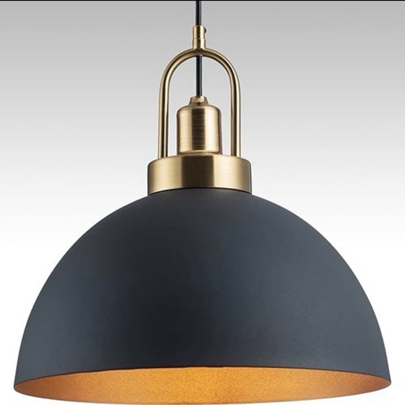 Black and Gold Pendant Light